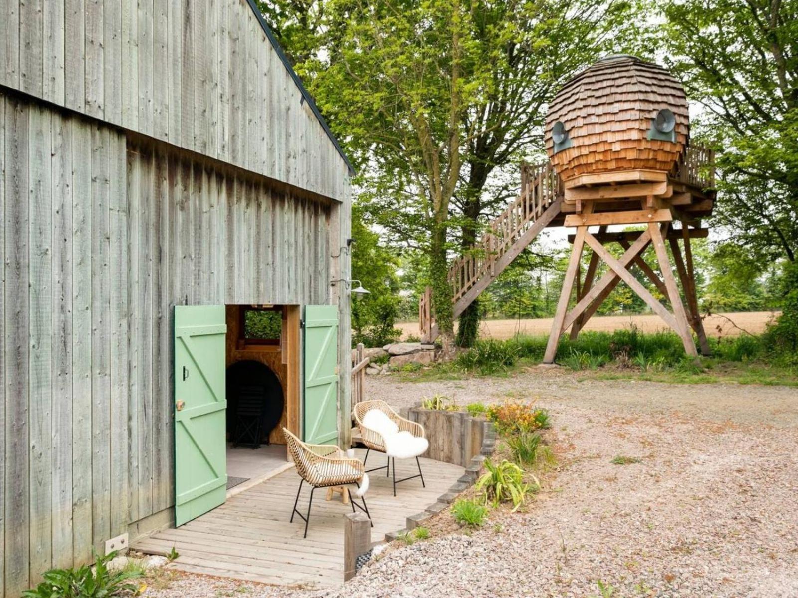 La Ville Es Renais - Ferme Et Maison D'Hotes Insolite แอร์คิ ภายนอก รูปภาพ